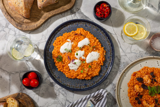 Delnevo’s Risotto Pomodoro E Burrata