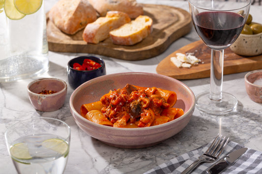 Delnevo’s Paccheri Wild Mushroom & Pancetta